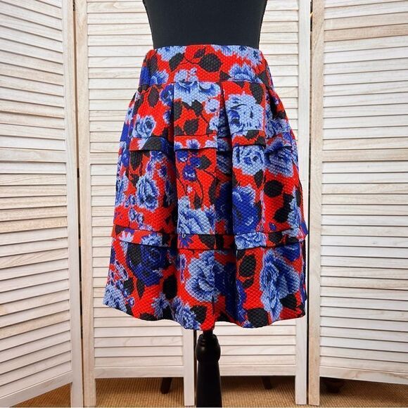 Anthropologie HD In Paris Lyanna Tiered Skirt  Small - Picture 1 of 11